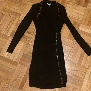 Carmen Marc Valvo black dress